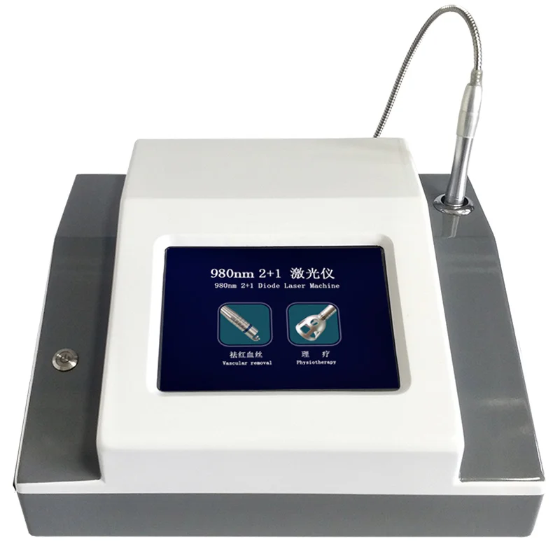 4 în 1 980 nm Dioda Laser Pentru Piele Fungice Infecție Imagini Vasculare Vene Îndepărtarea cu Laser Terapie Fizică Dispozitiv-074 5