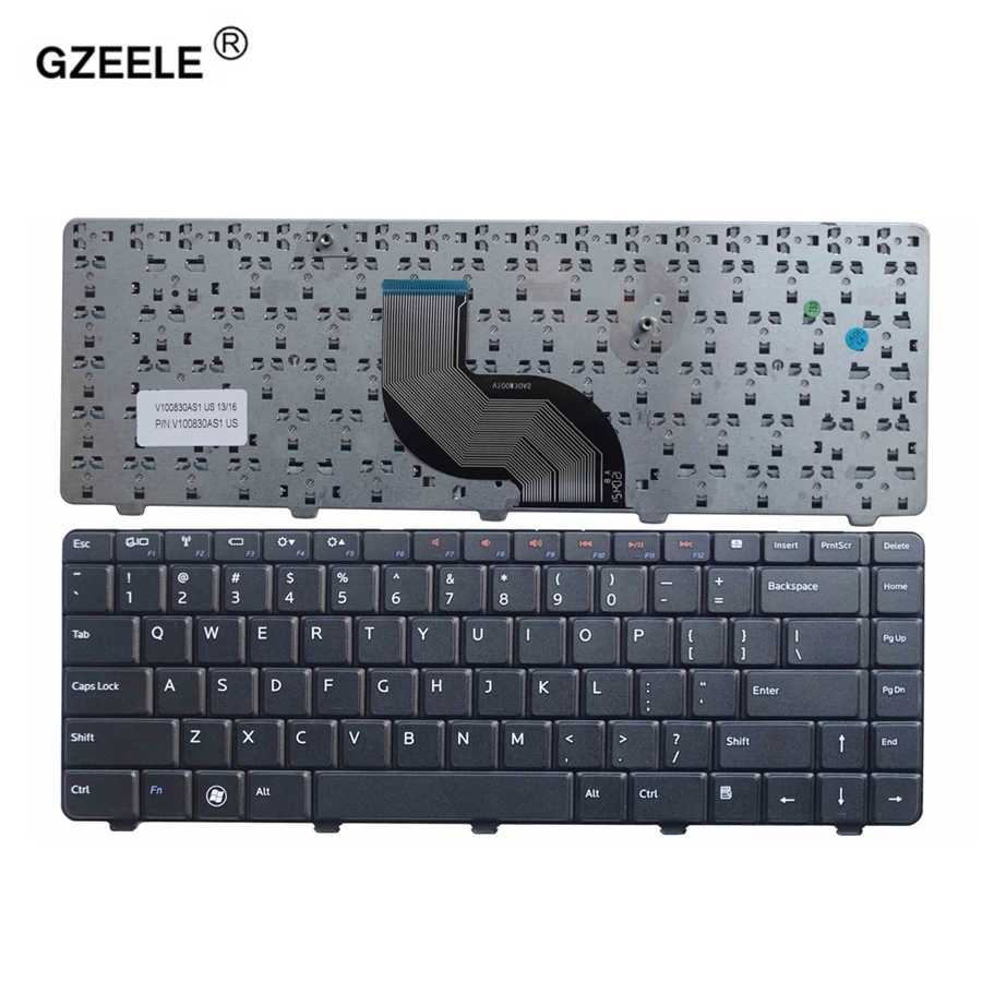 GZEELE NE NOUA Tastatura Laptop pentru DELL N4010 N3010 N4020 M4010R N4030 N5020 N5030 M5030 M4010 V100830AS1 Notebook engleză negru 0
