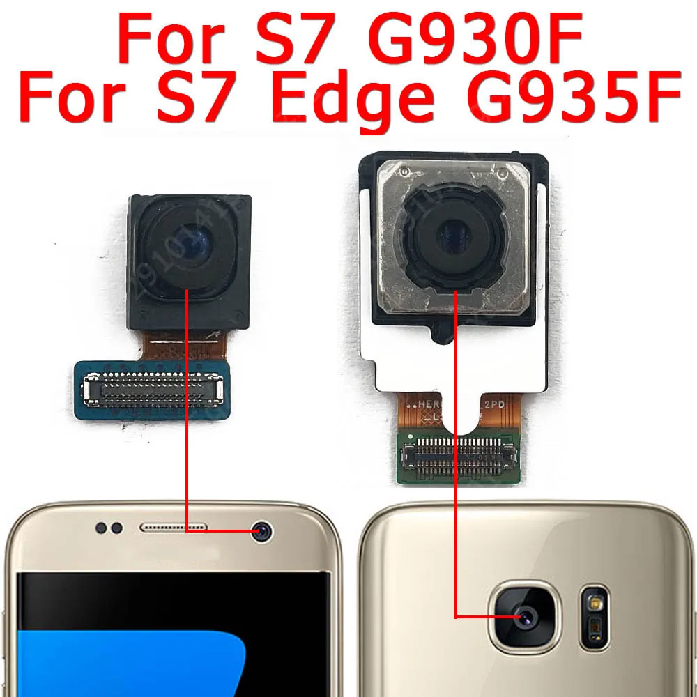 Original Pentru Samsung Galaxy S7 Edge G930F G935F Fata Spate Camera Frontală Principale cu care se Confruntă Camera de Înlocuire a Modulului de Piese de Schimb 0