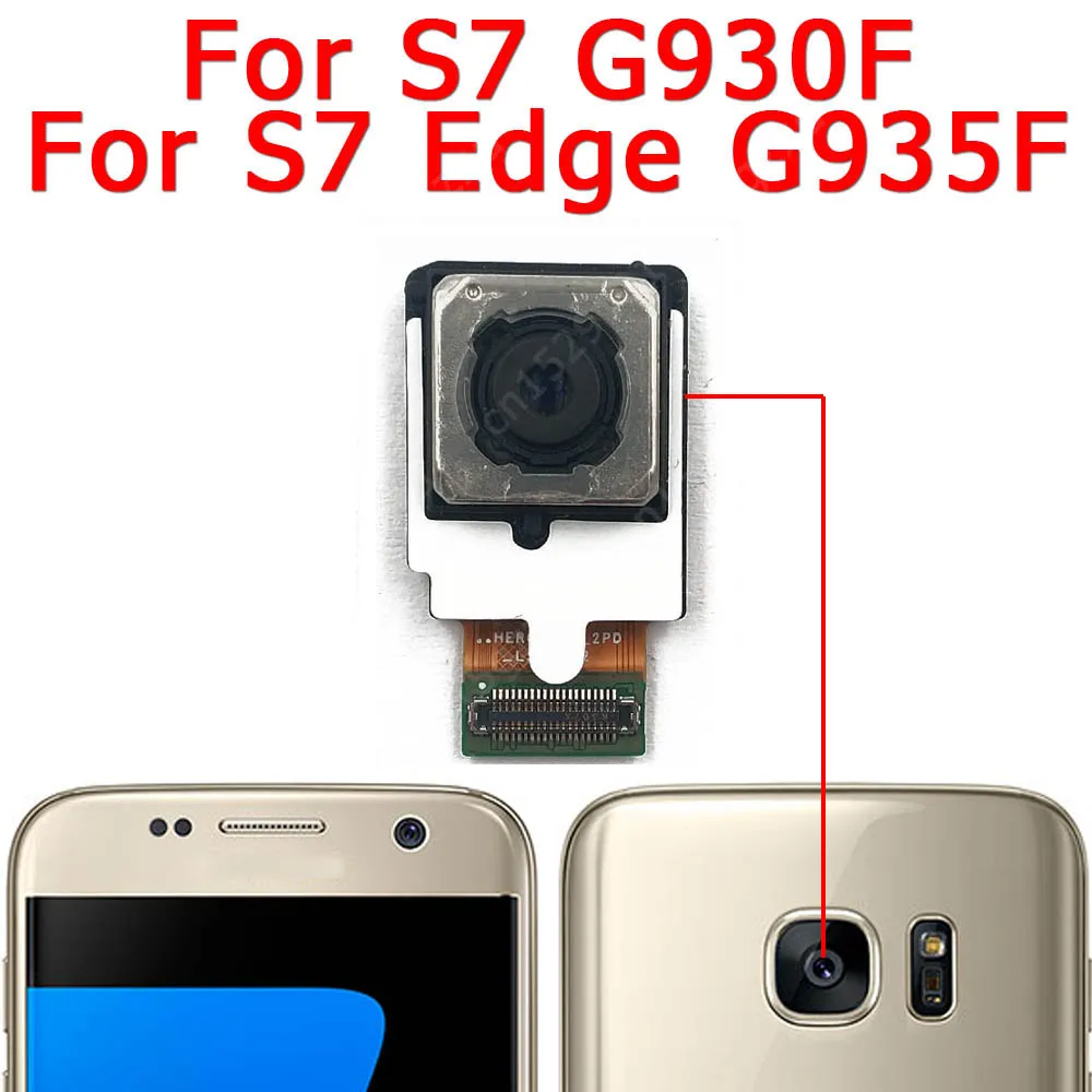 Original Pentru Samsung Galaxy S7 Edge G930F G935F Fata Spate Camera Frontală Principale cu care se Confruntă Camera de Înlocuire a Modulului de Piese de Schimb 1