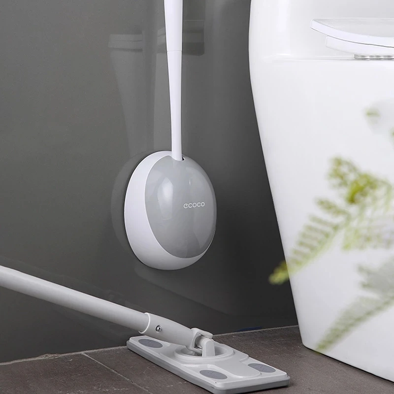 Silicon Toaletă Perie Pentru WC Accesorii Drainable Perie Wc Montat pe Perete Instrumente de Curățare Acasă Seturi de Accesorii pentru Baie 5