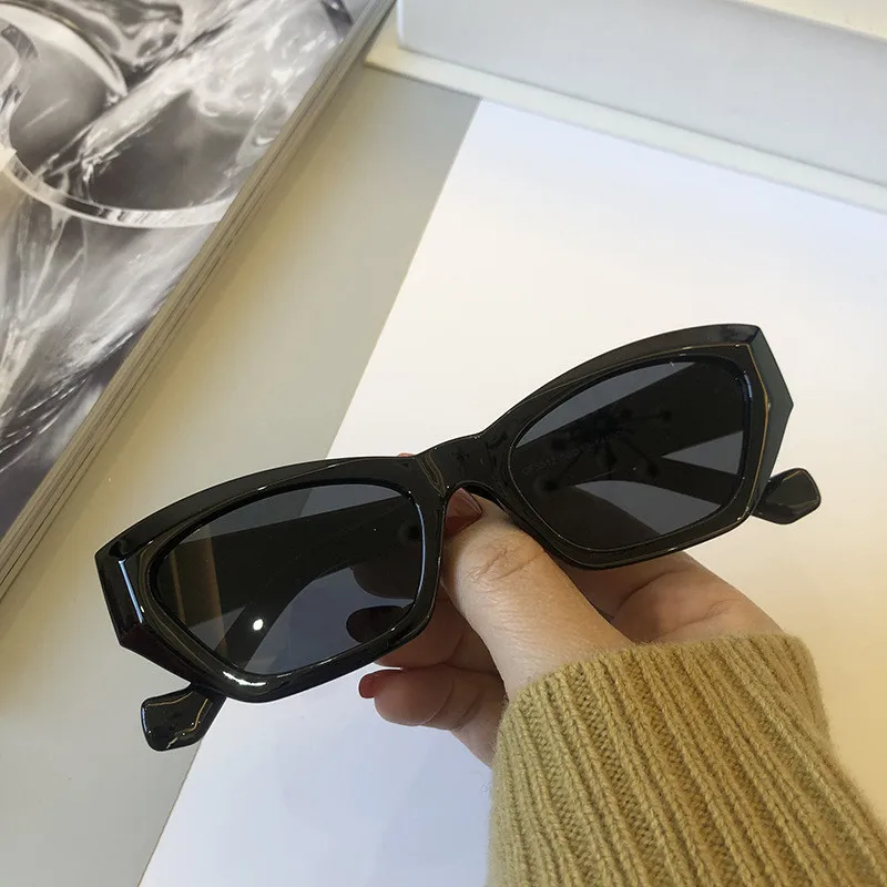 2021 Epocă Mic Cadru ochelari de Soare Femei de Moda Ochi de Pisică Ochelari de Soare Barbati Retro Design de Brand Wild Street UV400 Ochelari 2