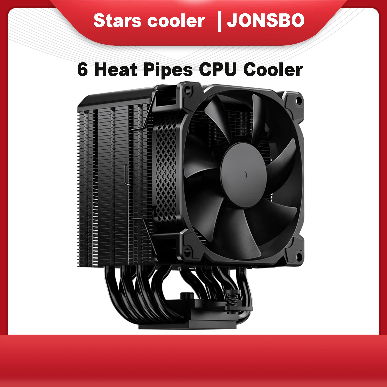 JONSBO HX6210 Alb/Negru 6 Conducte de Căldură Cooler CPU 90mm PWM pentru Intel LGA115x 1700 1200 2011 2066 AM4 Fan Turn de răcire a Aerului 0