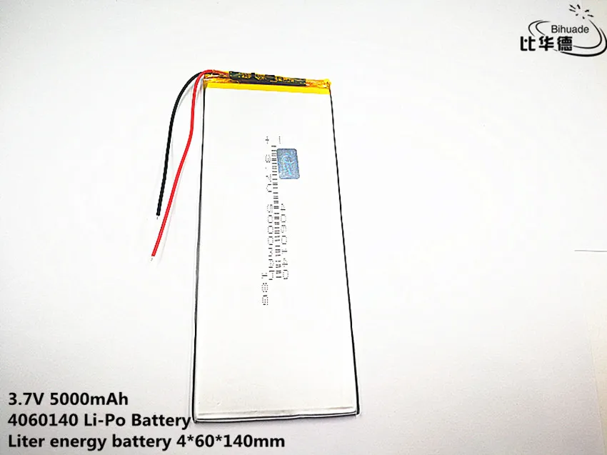 Litru de energie baterie 3.7 V,5000mAH 4060140 Polimer litiu-ion / Li-ion baterie pentru tableta pc de 7 inch, 8 inch 9inch,mp3,mp4 3