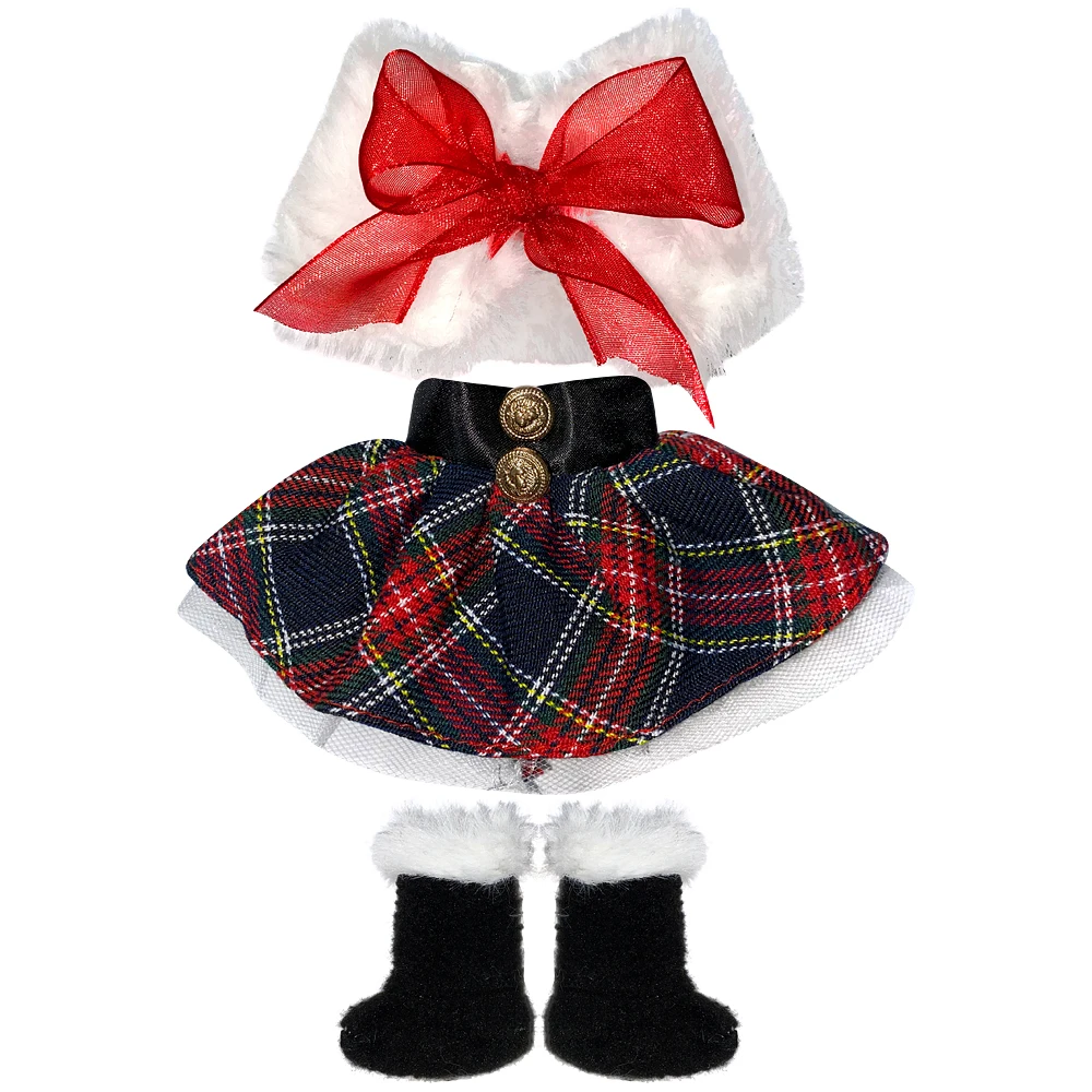 Elf De Crăciun Doll Snowman Dress Scarf Fusta Masca Pantofi Jucărie Pentru Copii Accesorii Copii De Craciun Cadou De Ziua Elf 1