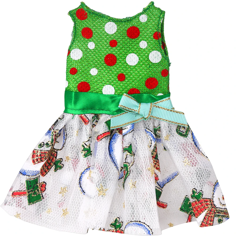 Elf De Crăciun Doll Snowman Dress Scarf Fusta Masca Pantofi Jucărie Pentru Copii Accesorii Copii De Craciun Cadou De Ziua Elf 4