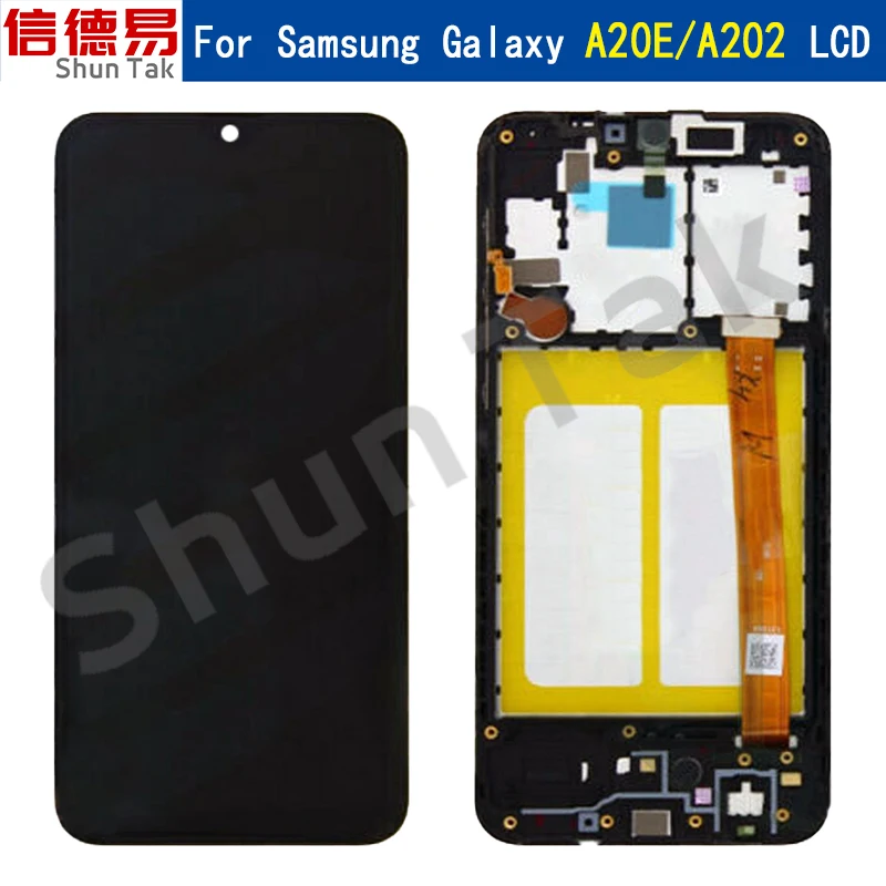 Pentru Samsung Galaxy A20e A202 A202F A202DS Display Touch Screen Digitizer Asamblare A202 A202F/DS Pentru SAMSUNG A20e LCD 0