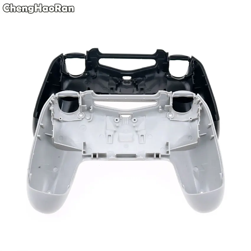 ChengHaoRan Gri-alb & Negru Mat Locuințe Shell Caz Acoperire pentru Sony PS4 Playstation 4 Controler Wireless Înapoi Coajă Caz 1