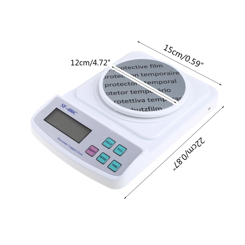 De Buzunar Digital Scale 500g de Înaltă Precizie Cântar de Bucătărie Bijuterii Scară Tare & BUC Caracteristici Date Funcție Hold pentru Acasă 5