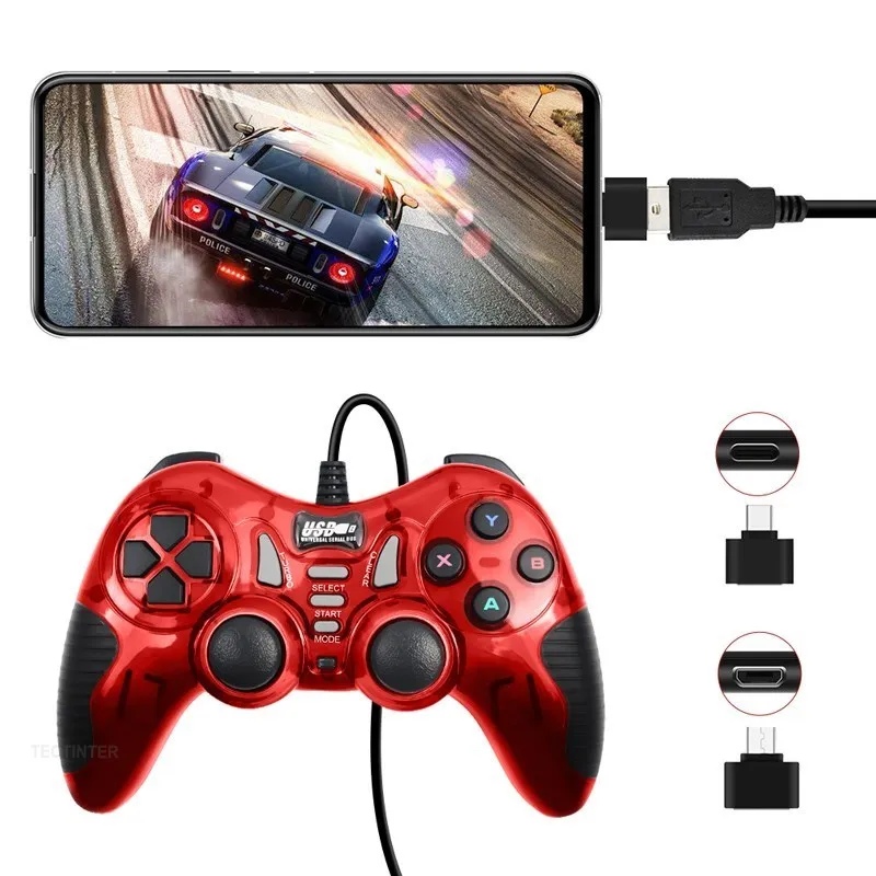 Gamepad USB Pentru Android/PC/Set-Top Box/Arcgade Mașină/PS3 USB Cablu Consolă de jocuri Accesorii Interfață Universală Joystick PC 5