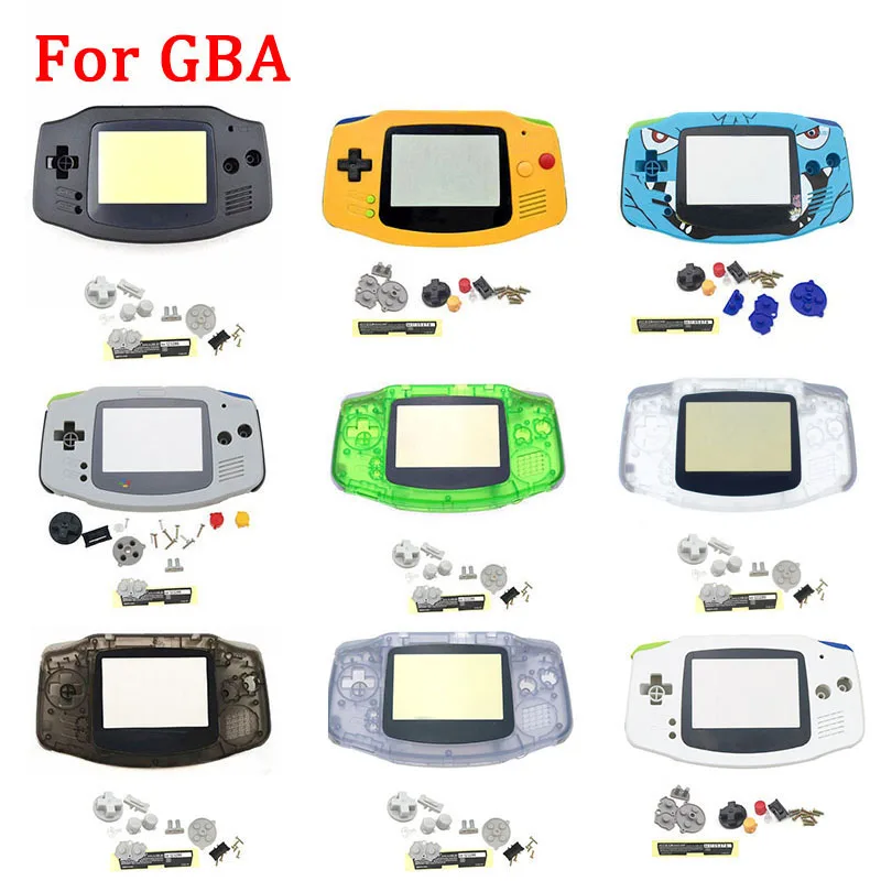 Locuințe noi Shell Caz de Înlocuire pentru GBA Dimensiunea Originală Shell Caz Capacul cu Butoane de Înlocuire pentru Gameboy Advance 0