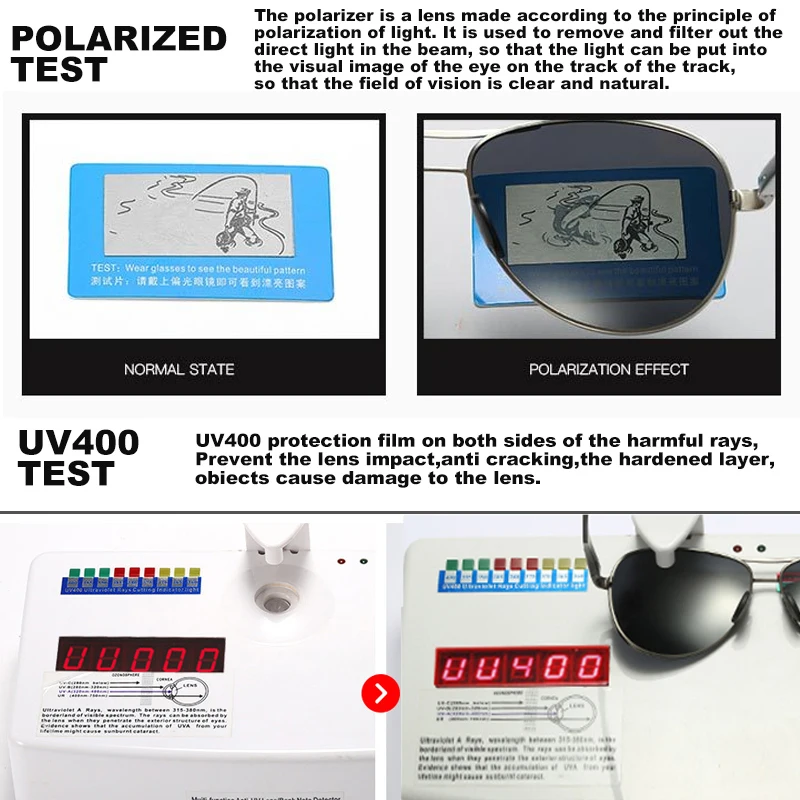 CoolPandas Design Clasic Pilot ochelari de Soare Polarizat Bărbați Moda Cadru de Aluminiu Femei Oglindă Ochelari de UV400 lentes de sol hombre 2