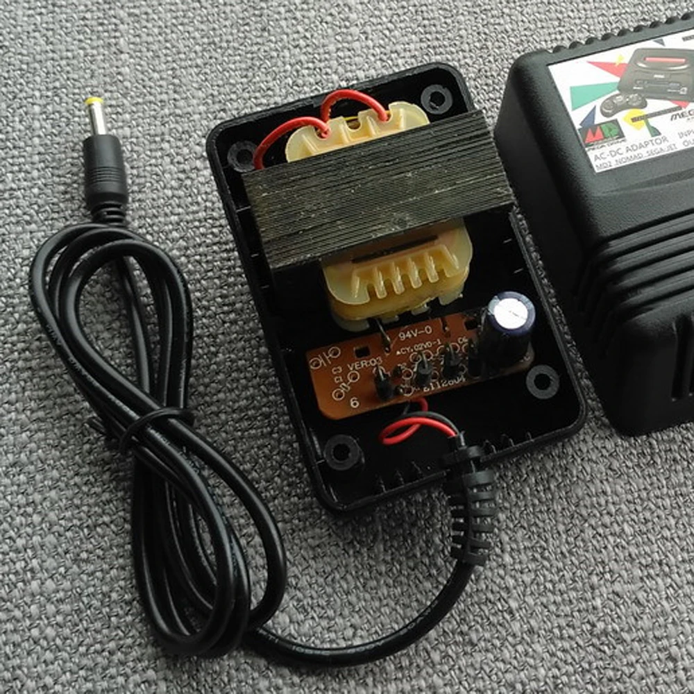 Adaptor AC pentru Sega MD2 joc consola pentru 32X Nomad pentru JET joc consola alimentare 10V AC adaptor transformator 1