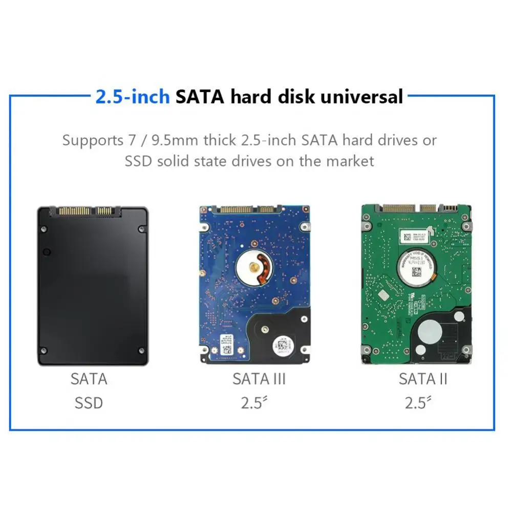 2.5 Inch USB 3.0 SATA SSD Cabina de Hard Disk Cazul HDD Caseta Adaptor pentru Laptop 4
