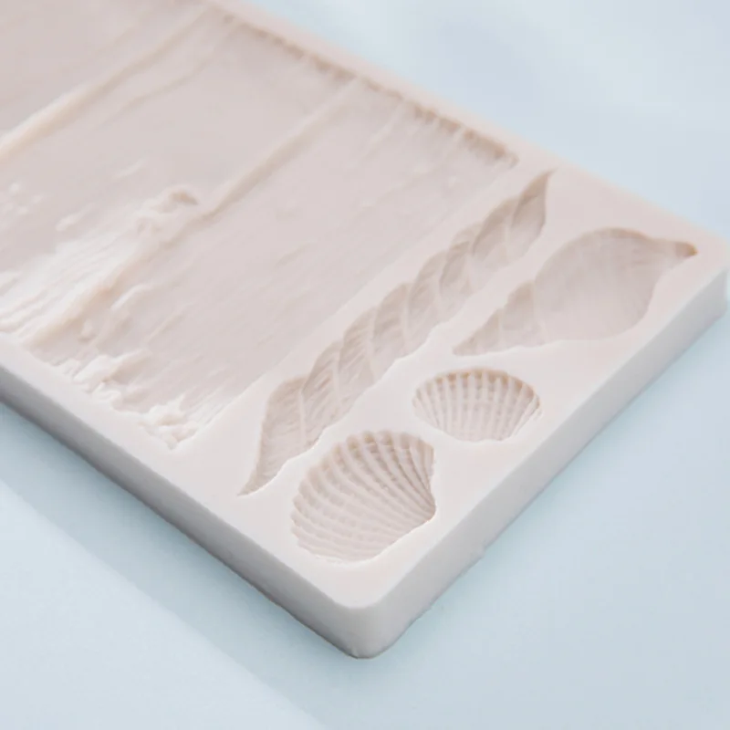 Rustic Lemn Forma de Silicon Mucegai DIY Decor Tort de Lut făcut prăjituri de Ciocolată Mucegai Suculente Coaja de Modelare Matriță Pentru Copt 3