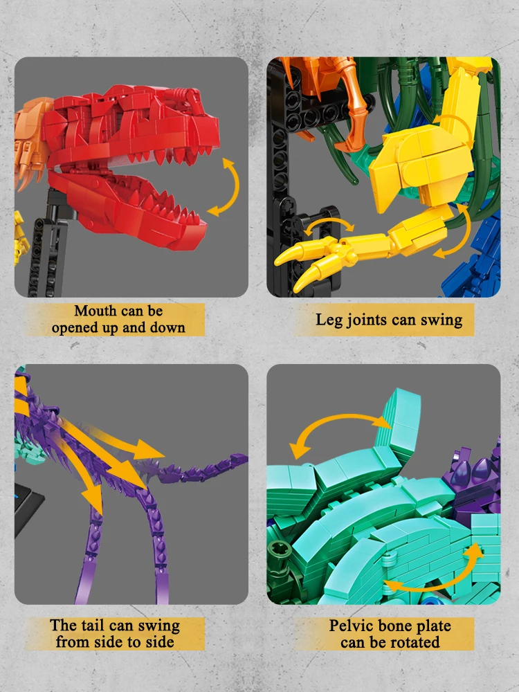 Dinozaur Fosil Bloc Băiat Jucărie Asamblate Puzzle Muzeul De 6 Ani Cadou Extrem De Dificil Uriaș Bloc De Jucărie 4