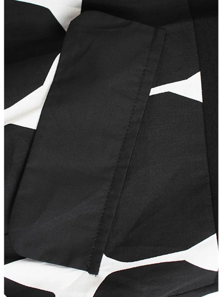 [MEM] pentru Femei Black Dot Imprimate Casual Mare Dimensiune T-shirt Noi Gât Rotund Maneca Scurta Mareea Moda Primavara-Vara 2023 1DE7533 4
