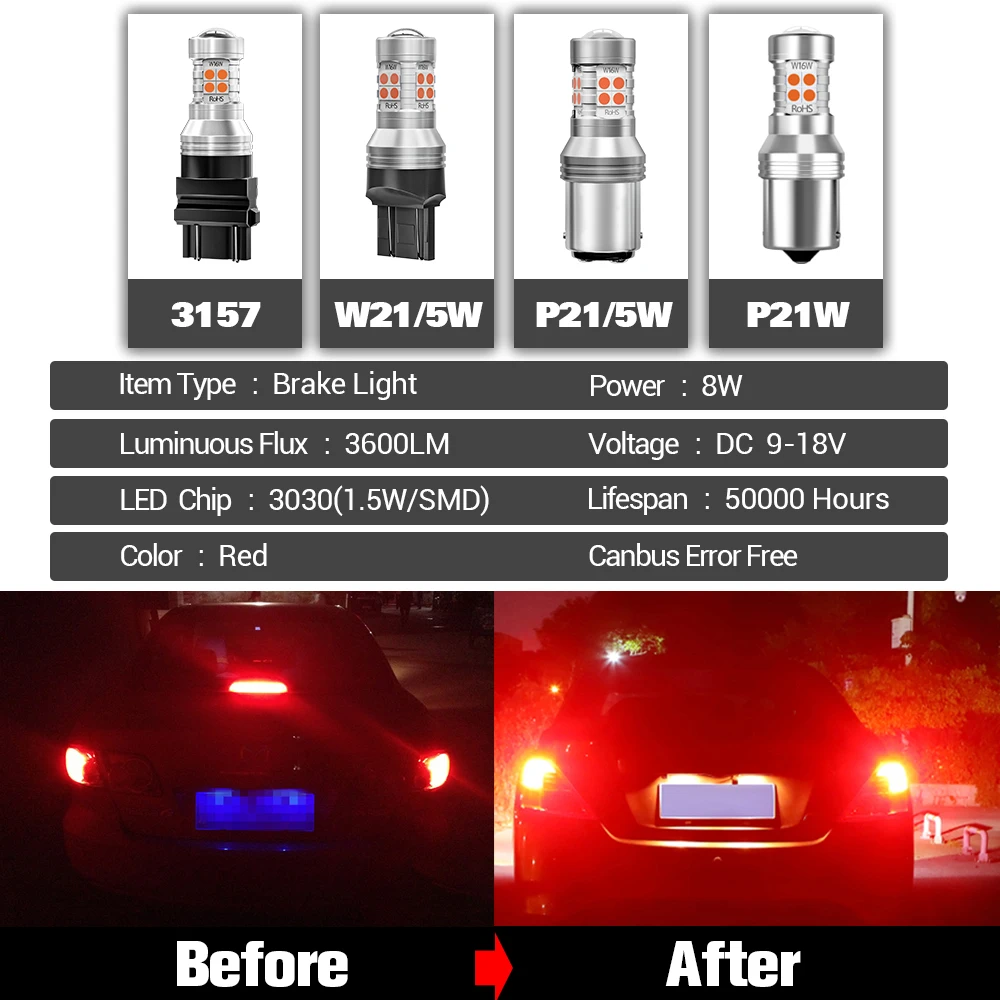 Pentru Nissan Juke F15 2010-2018 Accesorii 2 buc LED Lumina de Frână 2011 2012 2013 2014 2015 2016 2017 1