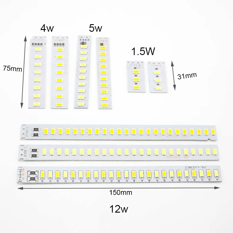 1.5 W 5W 12W DC 5V usb Estompat LED chips-uri Alb Cald, lumina Șirag de mărgele de Sursă de Suprafață noapte înlocuirea lămpii SMD 5730 Bec de iluminat p1 1