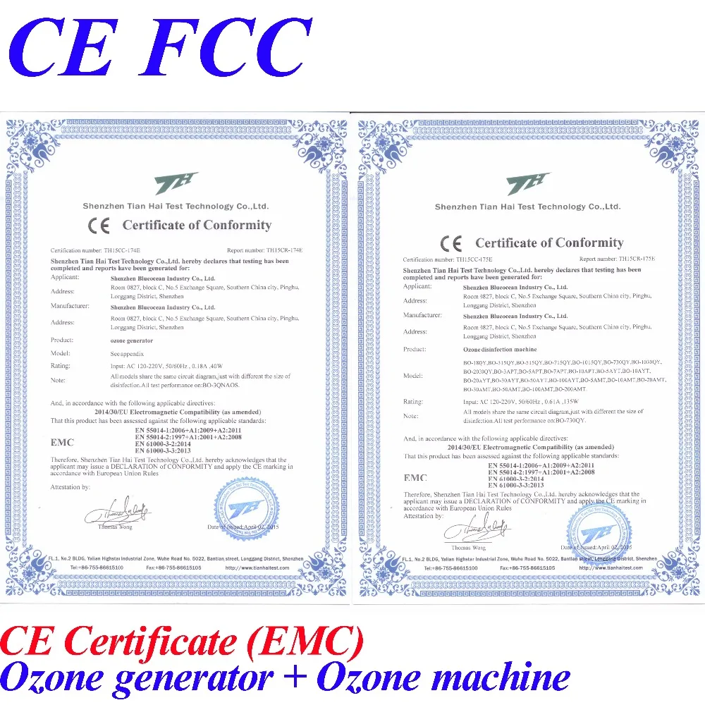 CE FCC ROHS 7G/H 7grams reglabil tub de Cuarț de tip generator de ozon Kit medical industriale generator de ozon echipamente de terapie 5
