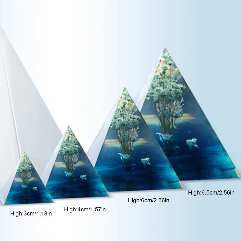 Fierbinte 3D Piramida în Formă de Conuri de Mucegai Silicon Bijuterii Mucegai UV Rășină Epoxidică Instrumente de Luare de Bijuterii Instrumente DIY Pandantiv Matrite 1