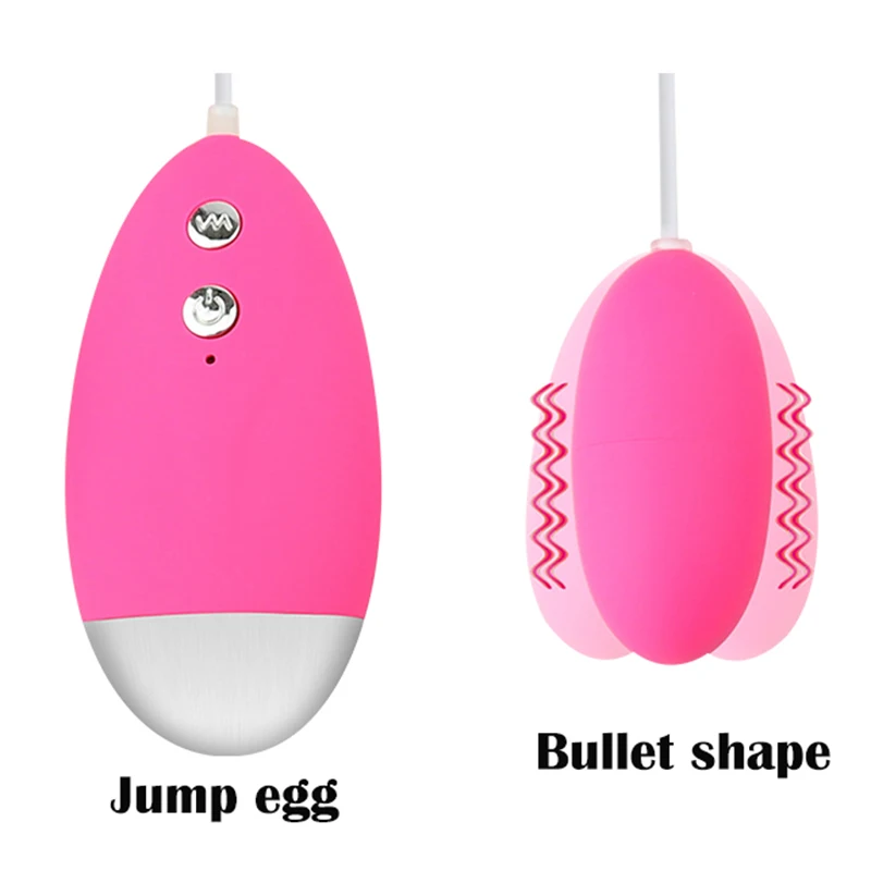 Vibratoare ou șoc puternic de sex feminin masturbator vibratoare bombă de jucărie cu fir de control de la distanță pasiune pentru adulti jucarii sexuale 2