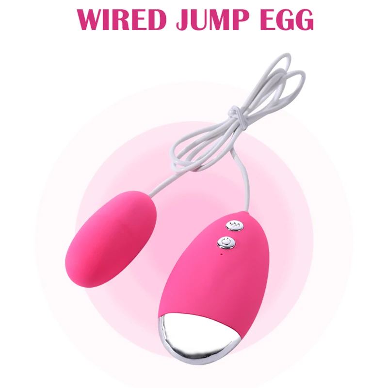 Vibratoare ou șoc puternic de sex feminin masturbator vibratoare bombă de jucărie cu fir de control de la distanță pasiune pentru adulti jucarii sexuale 4