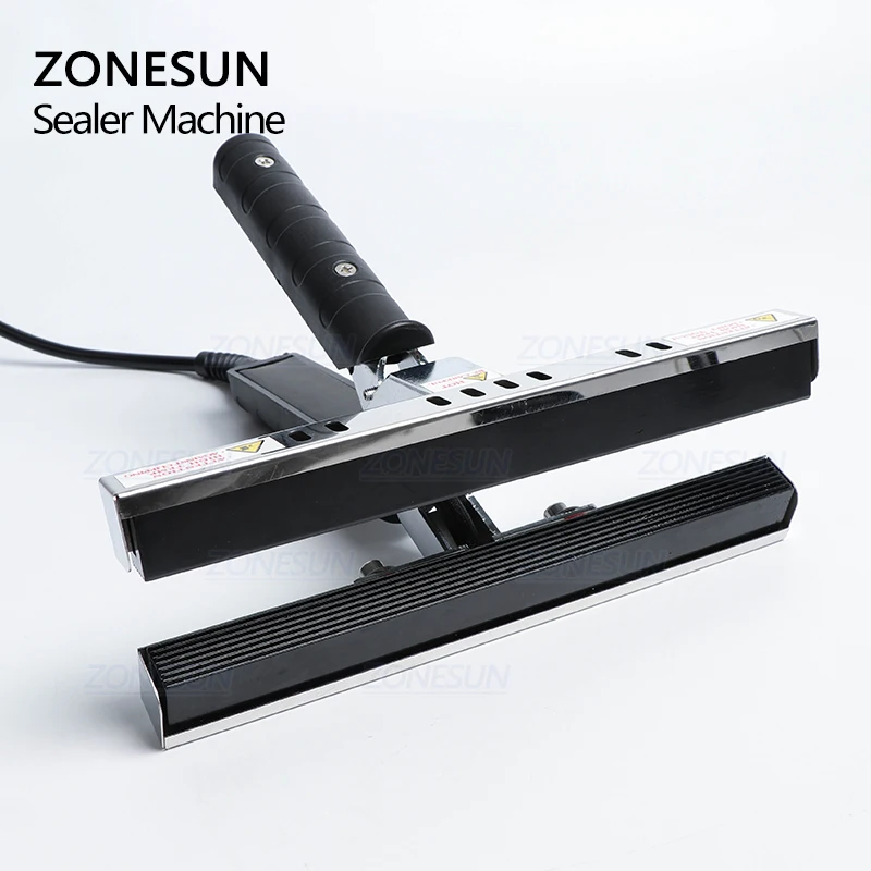 ZONESUN Directă de căldură Clește Mașină de Etanșare Pentru Film de Aluminiu Pungă de Hârtie Kraft Portabil Impulse Sealer 200/300/400mm 1