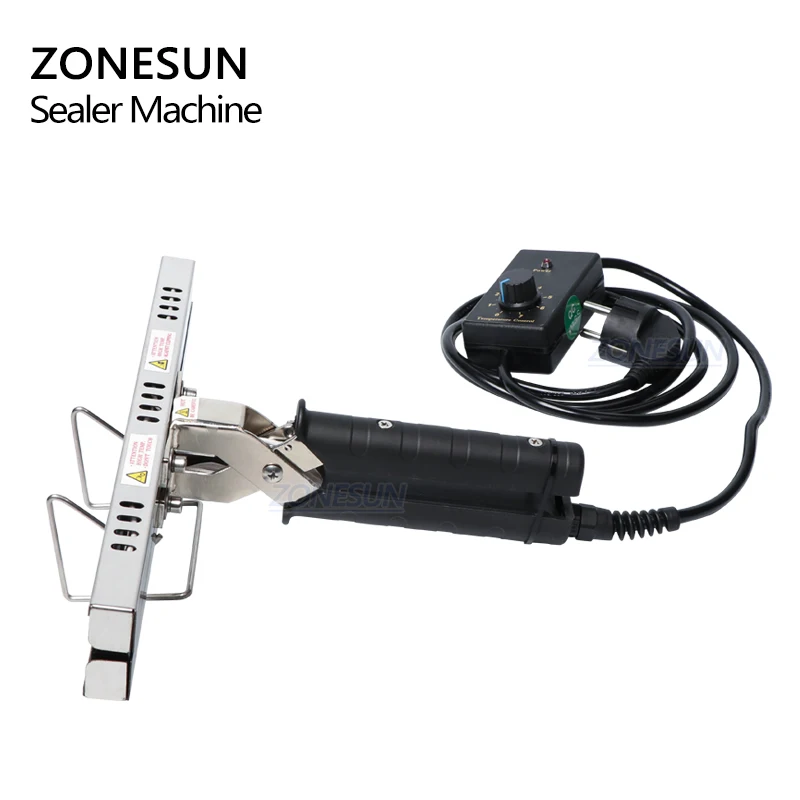 ZONESUN Directă de căldură Clește Mașină de Etanșare Pentru Film de Aluminiu Pungă de Hârtie Kraft Portabil Impulse Sealer 200/300/400mm 5