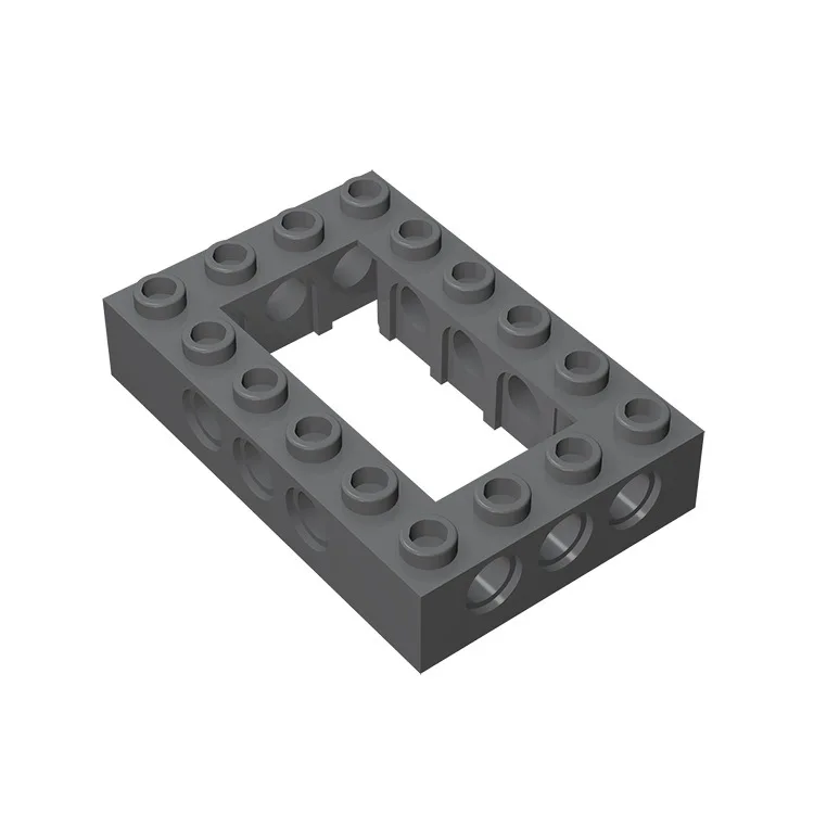 Blocurile Technicalalal DIY 4x6 Cadru de cărămidă cu găuri 10BUC Compatibil Asamblează Particule Părți Moc Jucărie Cadou 32531 2