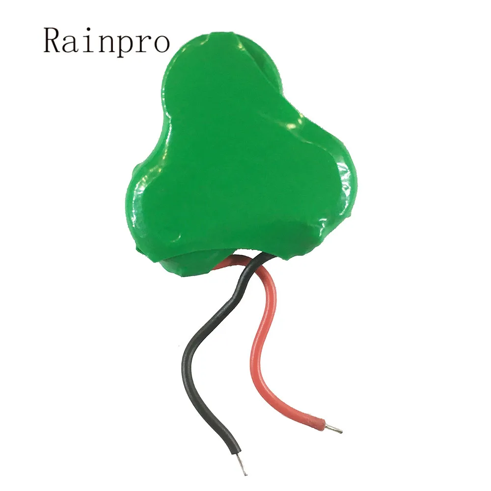 Rainpro 1BUC/LOT 80mAh 3.6 V NI-MH cu linie Reîncărcabilă baterie buton LED 0