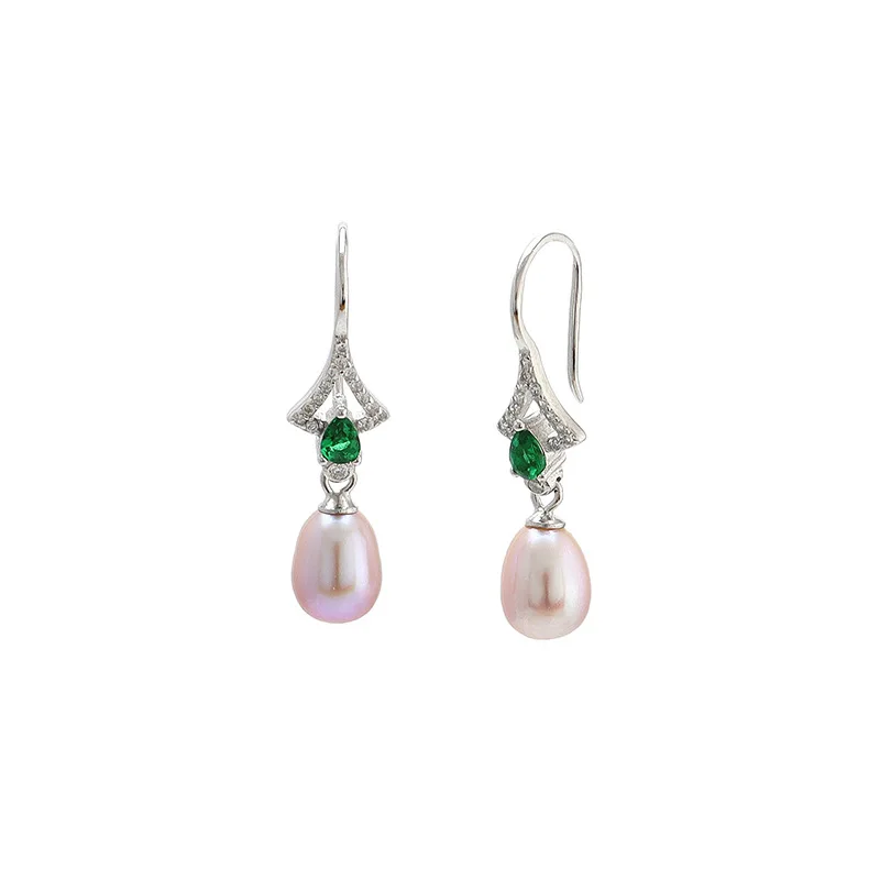 SE10 whirlpool forma de Cercei cu perle pentru femei rafinat moda bijuterii petrecere de lux accesorii Cercei 5