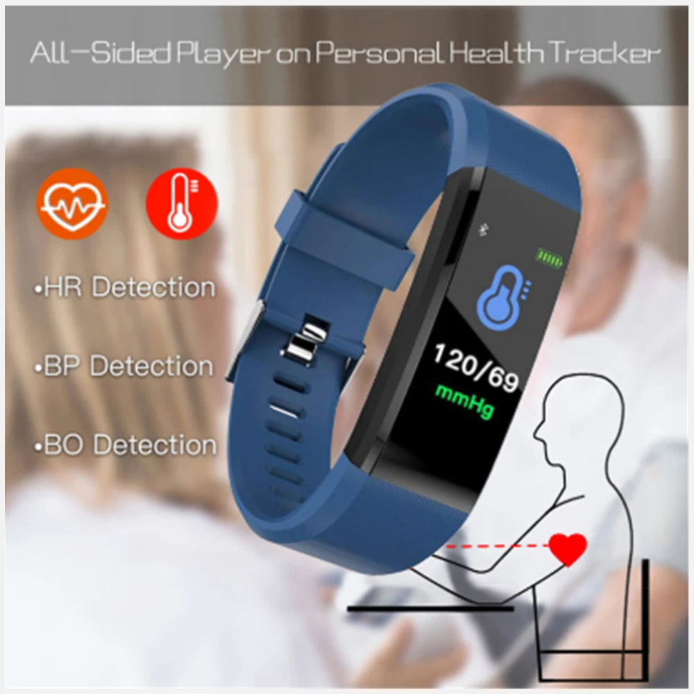 Bratara Inima Rata de Tensiunii Arteriale Smart Band Smartband Fitness Tracker Bluetooth-compatibil Bratara pentru fitbits Ceas Inteligent 2