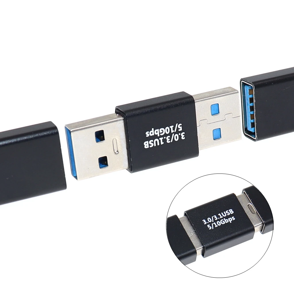 Conector Usb 3.0 USB 3.0 de Tip a Male la Masculin Adaptor Convertor Cablu de Extensie Plug Connector 3