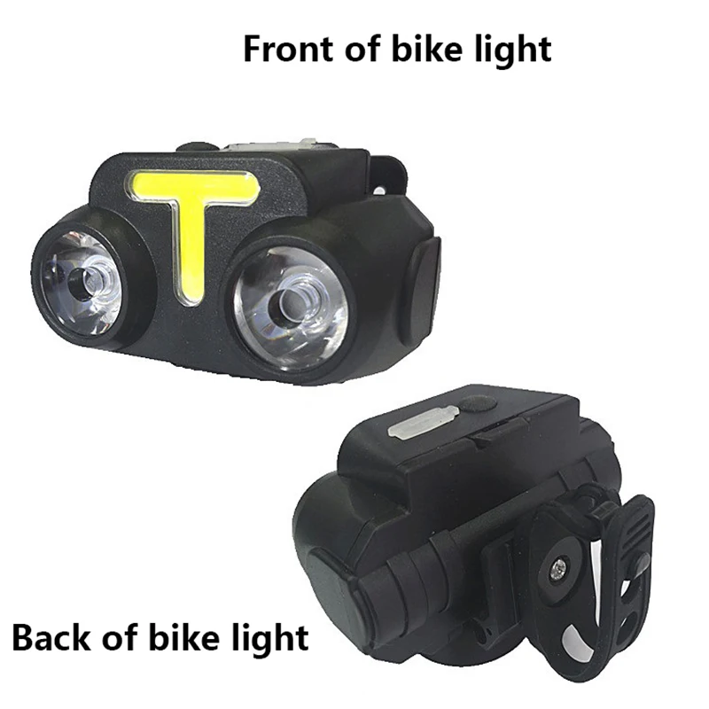 Bike Light Mini COB LED Faruri Far Lampă de Cap Lanterna USB Reîncărcabilă 18650 Lanterna Camping, Drumeții, Pescuit de Noapte Lumina 2