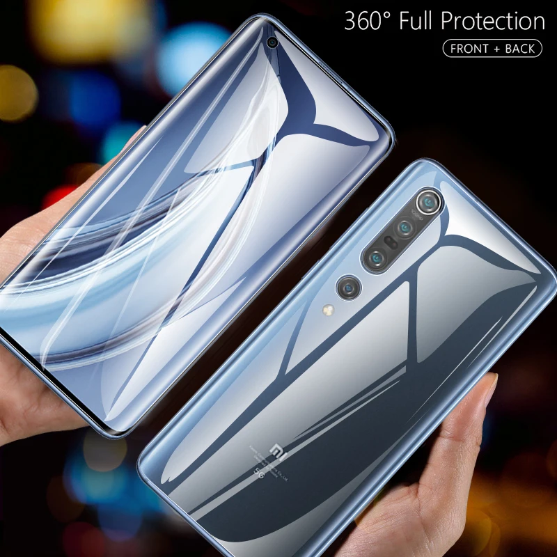 3D Curbat Film Pentru Xiaomi Mi 11T 12 10 pro Ultra Ecran Protector pentru Mi Civi Plin de Acoperire nano Hidrogel Film Cu Instrumente, Nu Sticla 5
