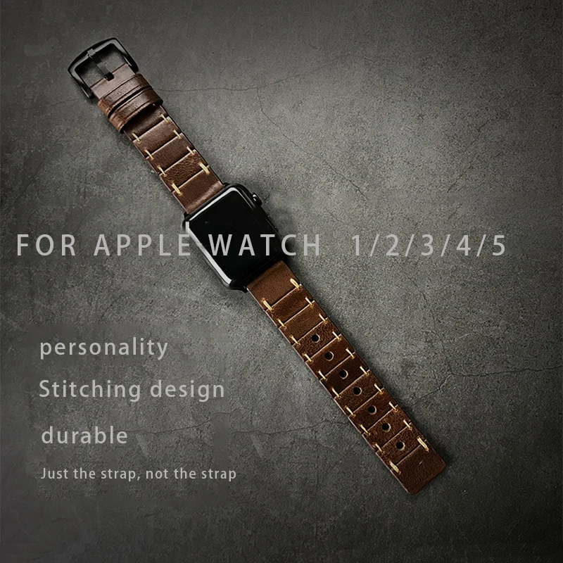 Pentru Apple Watch 5 4 42mm 44mm mai Nou de mână din piele împletit curea Pentru Apple seria 1 2 3 38mm 40 mm bratara watchbands 0
