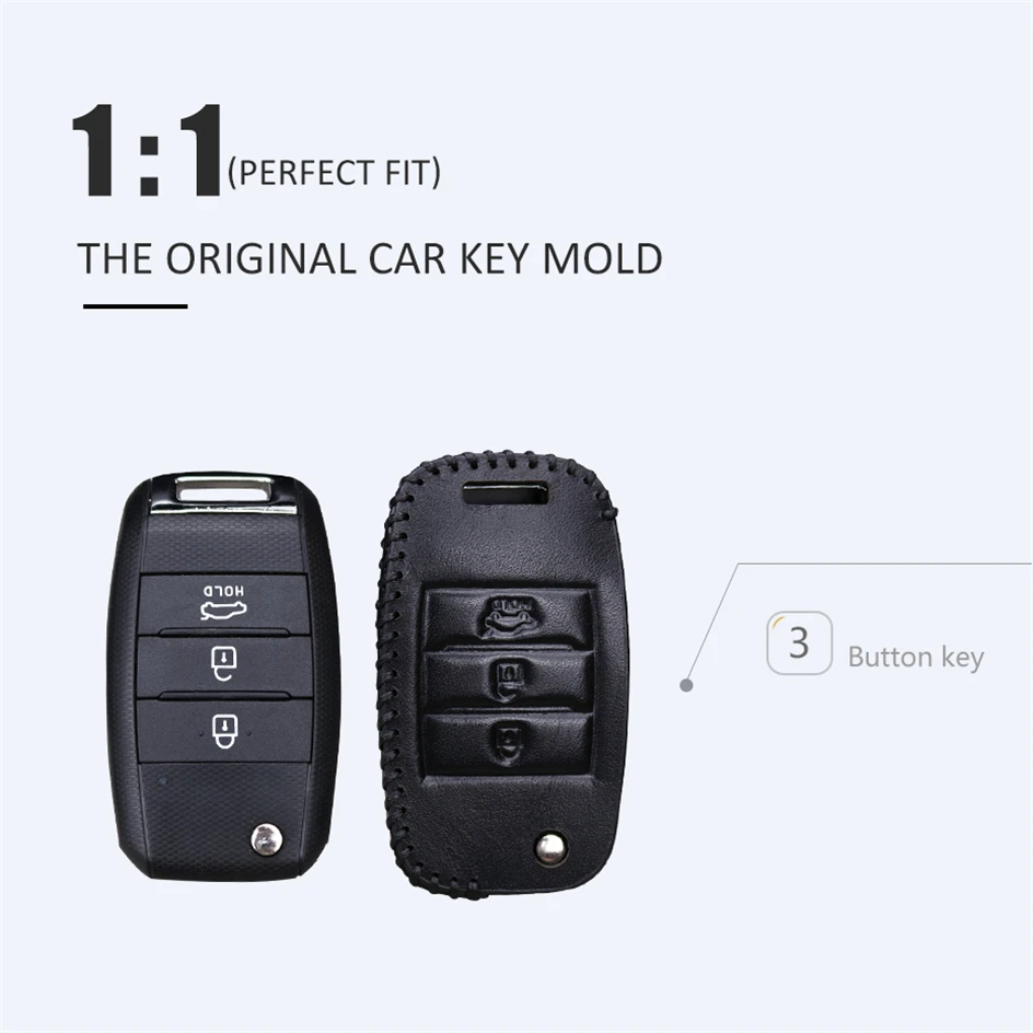 Accesorii auto Key Caz Acoperire Pentru KIA RIO 3 4 X linie Cerato Ceed Picanto, Sorento Mână-țesute Fum Gri Metal Keychain Keyring 3