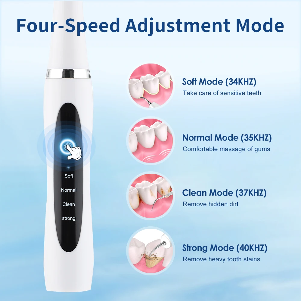Cu Ultrasunete Detartraj Dentar Pentru Dinti Tartru Pata Dinte Calcul Remover Electrica Sonic Dinti Placa Curat Dentare Piatră De Îndepărtare 4