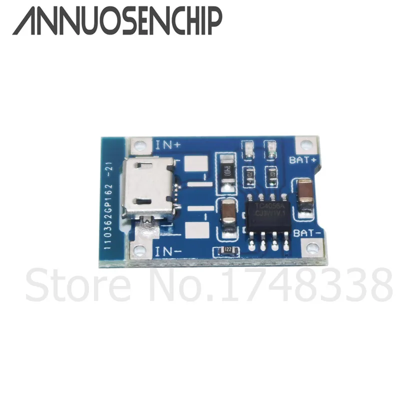 5PCS TP4056 5V 1A Mini Micro Interfață USB Baterie de Litiu de Încărcare Bord DIY Încărcător Modul 2