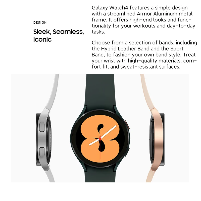 Original Samsung Galaxy Watch Bluetooth 4 SM-R860 44mm NFC Display AMOLED de Măsurare a Tensiunii Arteriale R870 44mm Smartwatch GT3 5