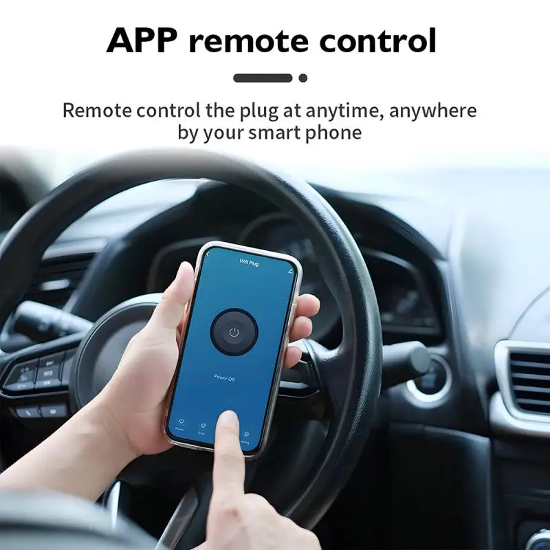 WiFi Smart Plug Cu Monitor de Putere 16A 20A UE Smart Socket Sincronizare Funcția de Control Vocal Prin intermediul APP Alexa de Start Google Yandex 1