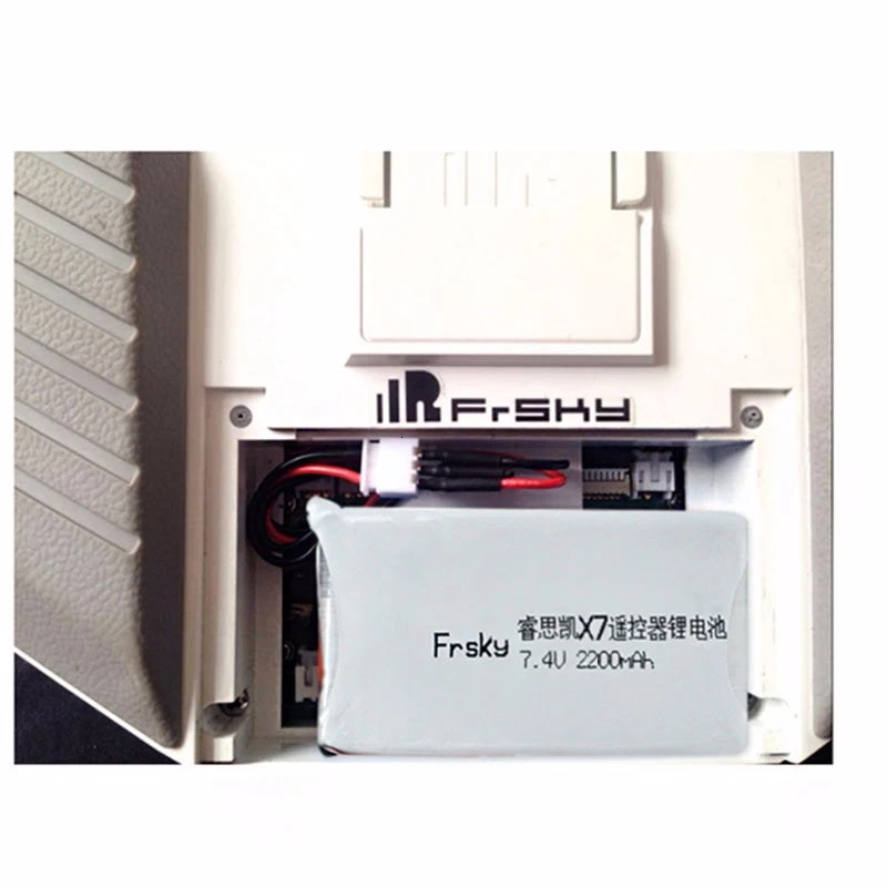 7.4 V Lipo 2200mAh Baterie pentru FrSky Taranis Q X7 Dx6e Dx6 Transmițător Spektrum DX8 Rc piese de Schimb 2S Baterie Reîncărcabilă 1BUC 1