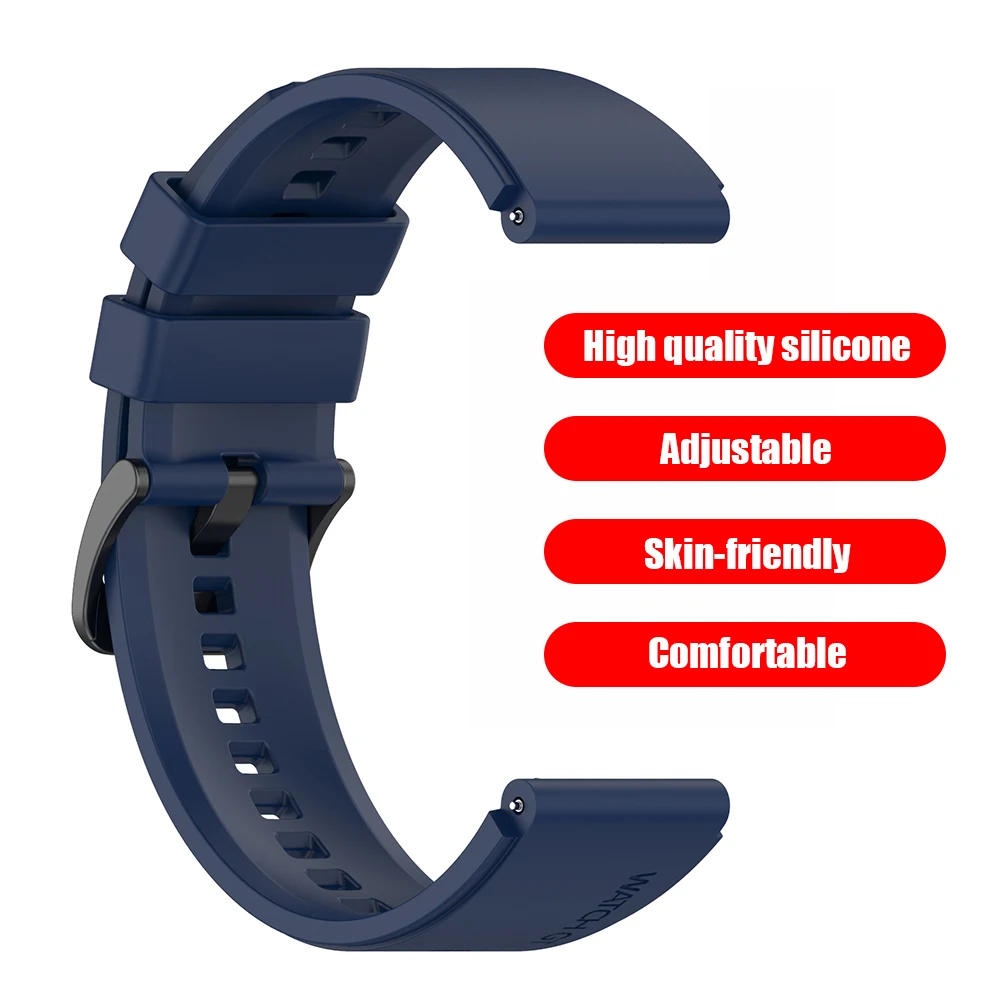 Banda de silicon Înlocuire Curea pentru Ceas Huawei GT 2 Pro 2e Curea Moale Watchband Ceas Trupa Decor Exterior Părți 5