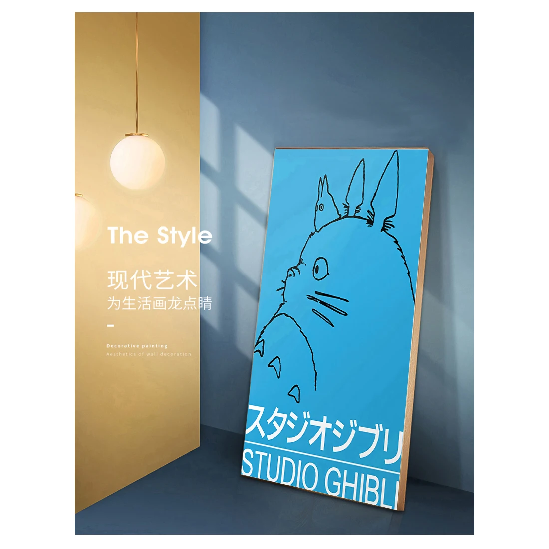 Totoro Imprimare Anime Picturi murale Anime Postere cu Ridicata Studio Ghibli Poster Clasic de Film Minimalist Panza Poster Fara RAMA 3