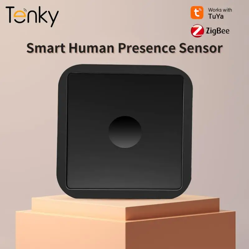 Tenky Tuya ZigBee Inteligent Prezența Umană Senzor Trebuie Folosit Cu Gateway-ul de Micro-motion Mișcare Umană Detector Inteligent de Securitate Acasă 0