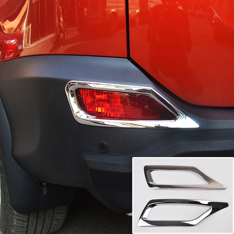 Pentru Toyota RAV4 Chrome Bara Spate Reflector Lumina de Ceață Lampă Foglight Capacul Ornamental ornamentului Bezel Rama 2013 2014 2015 5