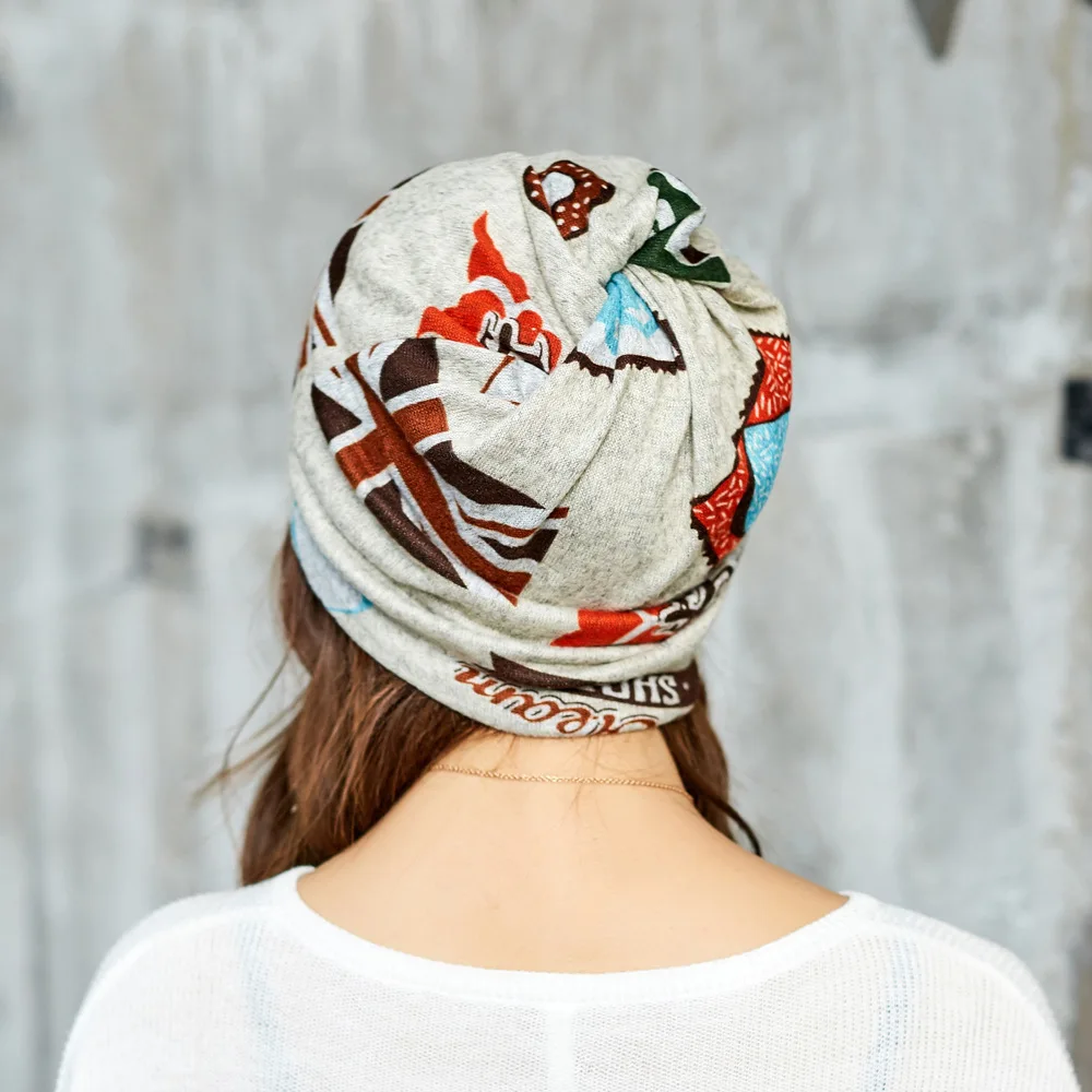 OKKDEY Toamna Și Iarna cu Dublă utilizare Pălării Pentru Femei Model de Pavilion de Design Turban Chelioși Căciuli Palarie Doamnelor Moda Eșarfă Masca de Fata 1