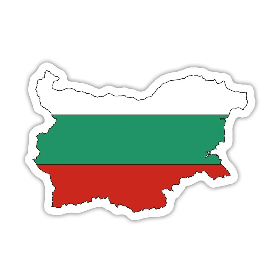 5 BUC Bulgaria Flag Sticker Jucarii pentru Copii Țări Hartă de Călătorie Autocolant pentru DIY Scrapbooking Valiza Depozitare Auto pentru Laptop Motor 2