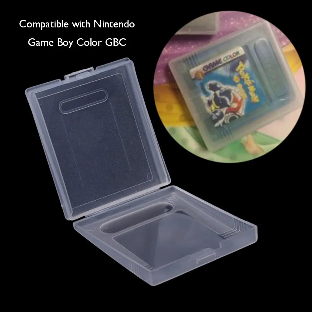 5pcs Plastic transparent Joc Cartușul de Cărți de Joc Cutie de Depozitare Pentru Nintendo Game Boy Pocket GBA Protector Titularul Capac de Praf 1